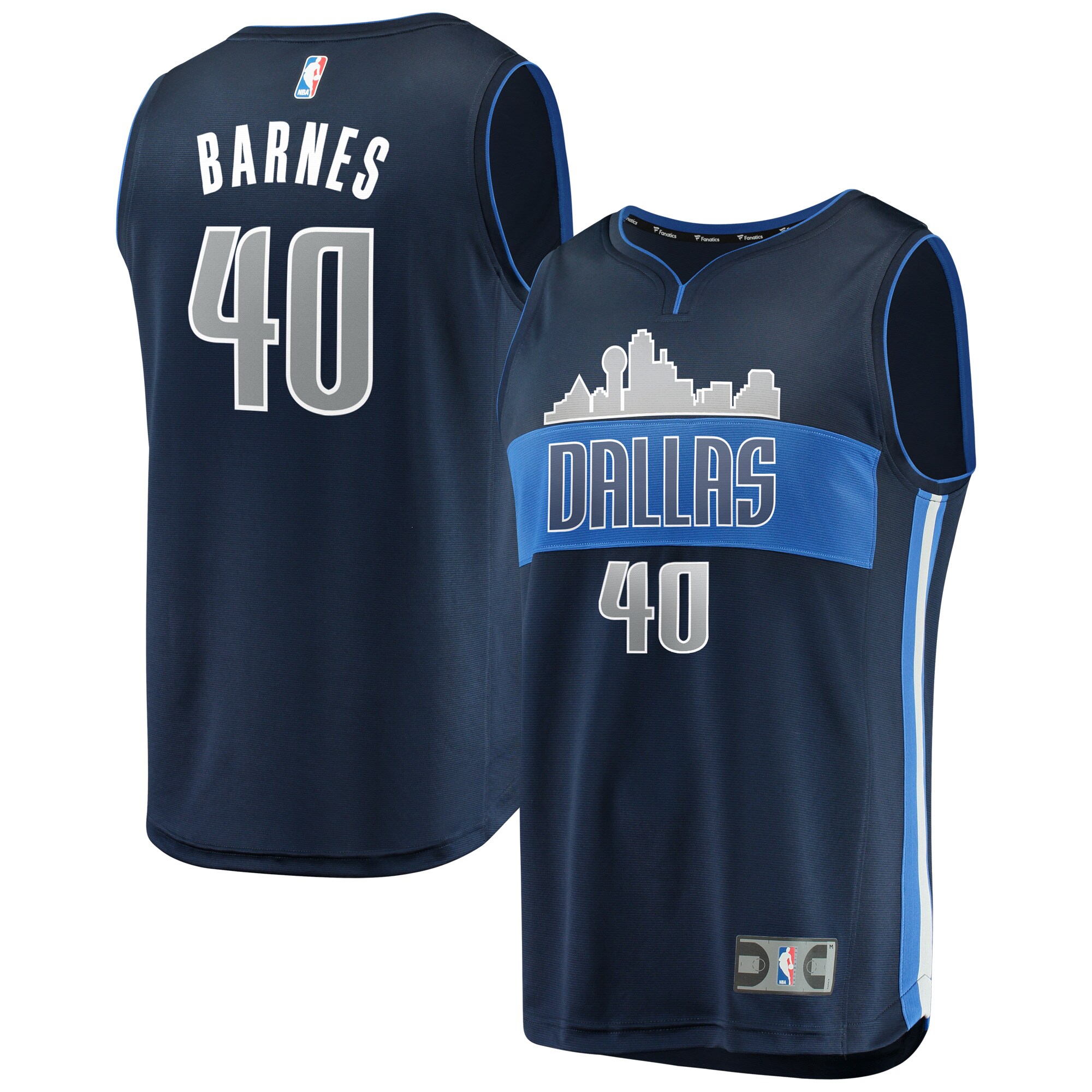 Harrison Barnes Youth Mavericks Jersey - Outstanding Fanatics #40 Edition