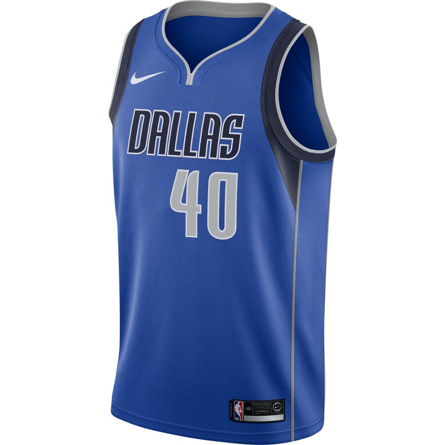 Nike Harrison Barnes Mavericks Icon Jersey - Premium #40 Fan Gear