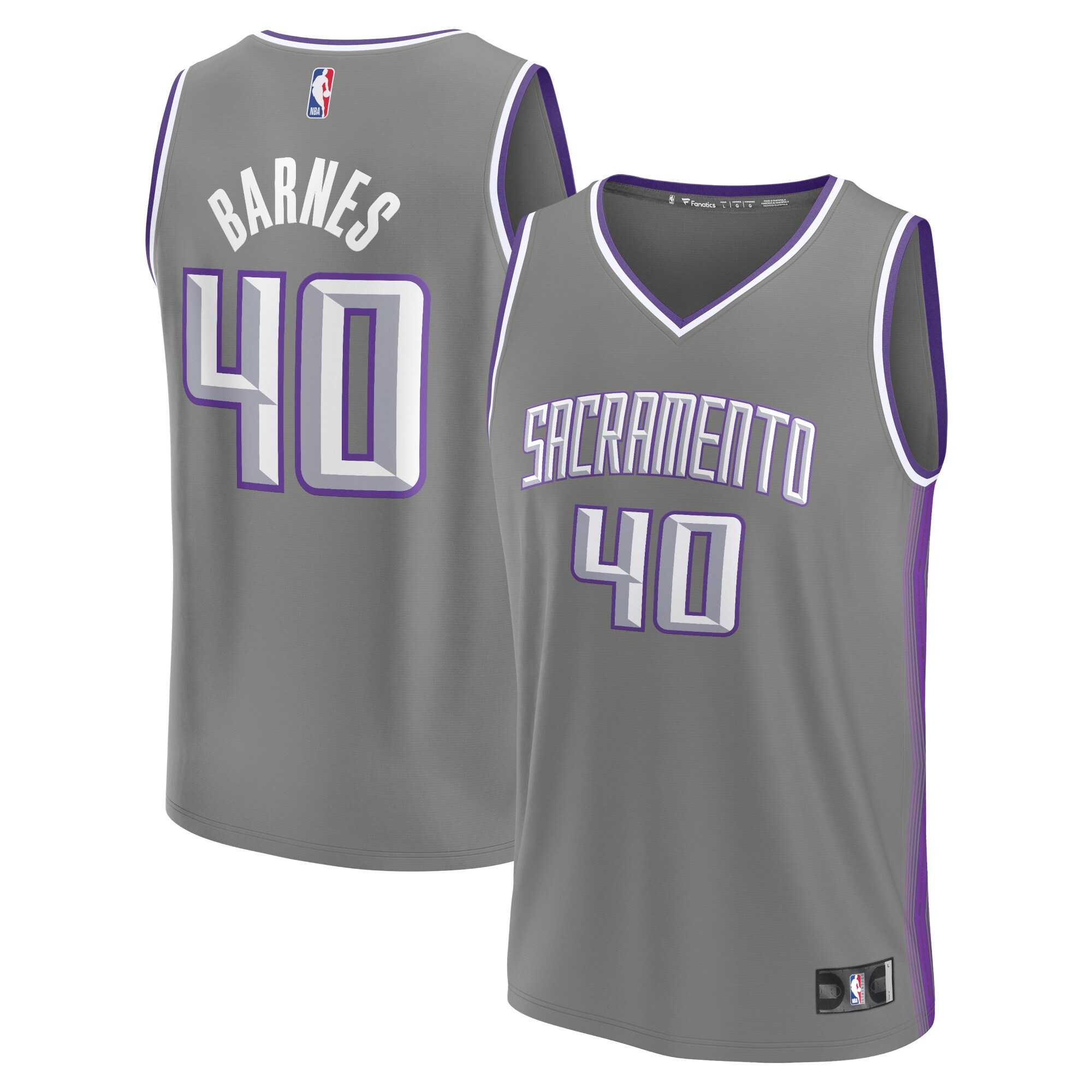 Harrison Barnes Kings City Edition Jersey - Ultimate 2022/23 Fan Gear #40