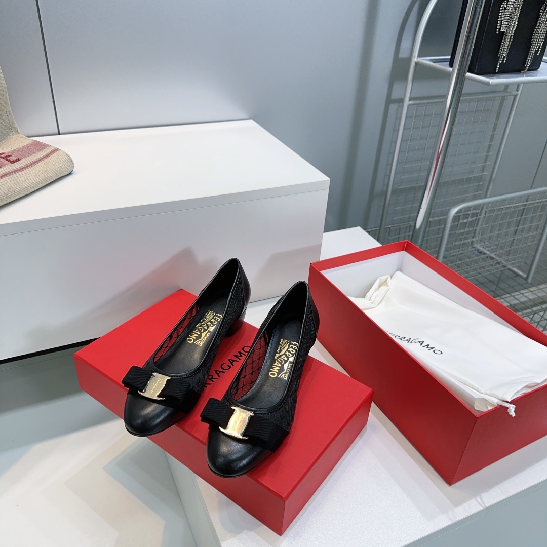 Harrods Salvatore Black Ferragamo Vara Mesh Heels 30 | Harrods