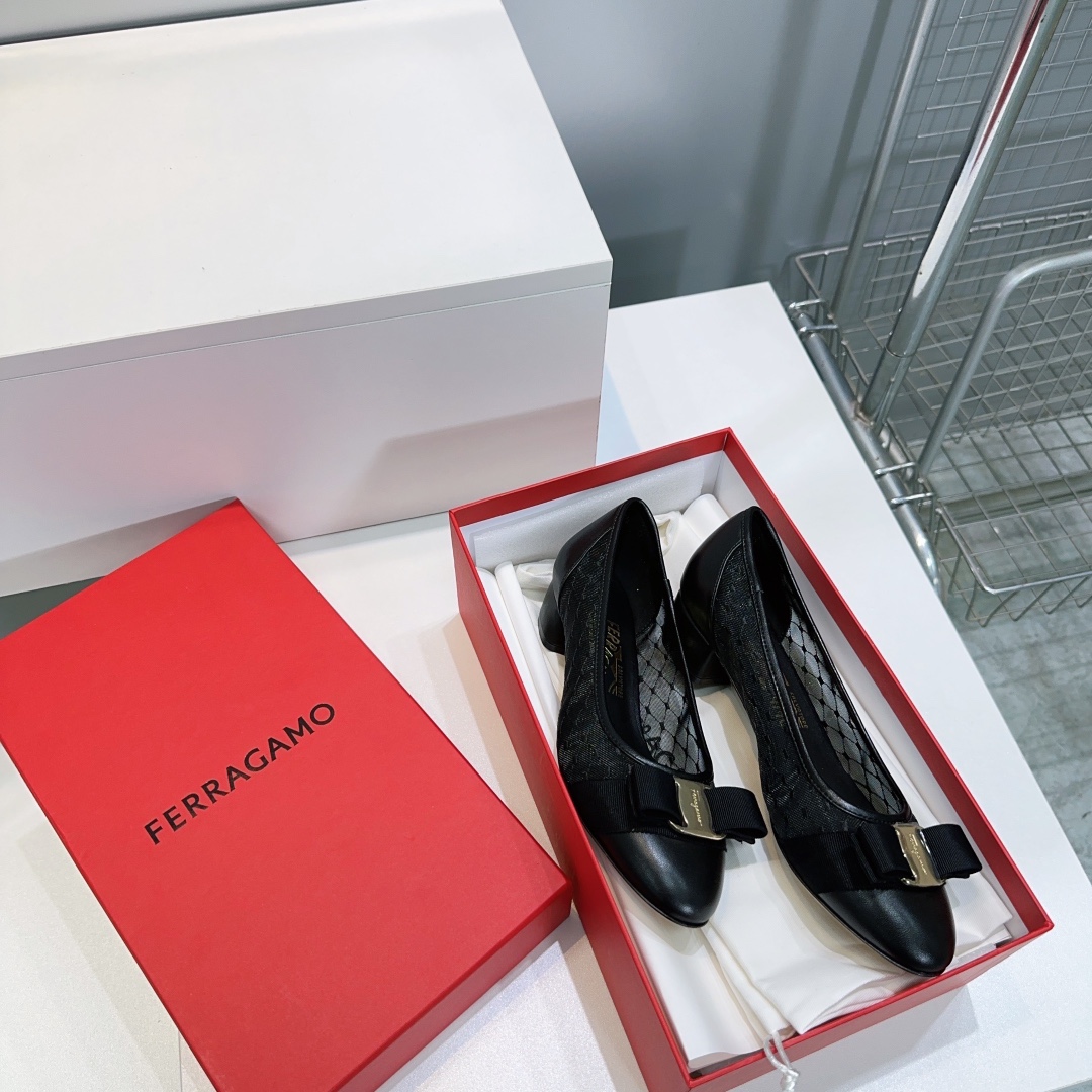 Harrods Salvatore Black Ferragamo Vara Mesh Heels 30 | Harrods