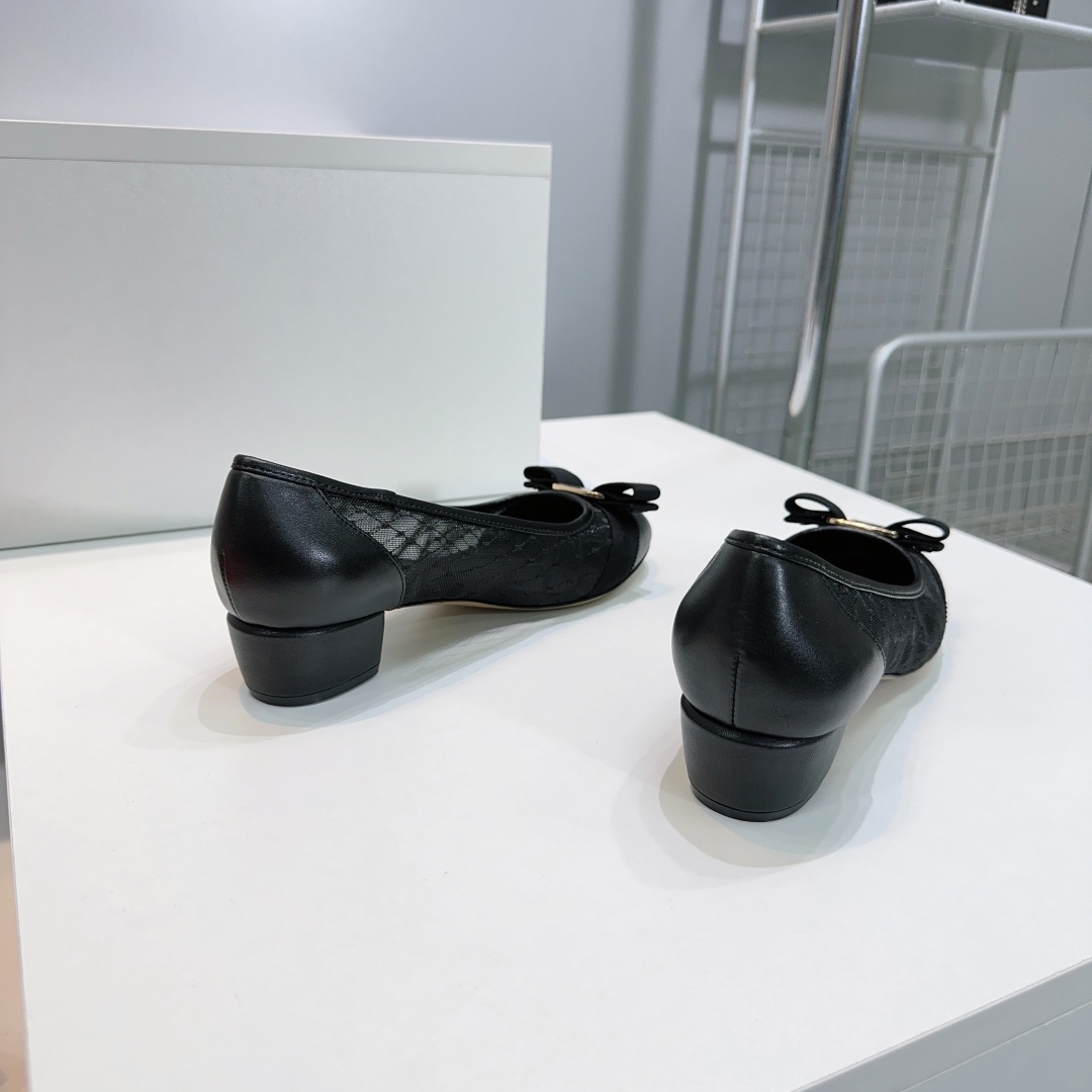 Harrods Salvatore Black Ferragamo Vara Mesh Heels 30 | Harrods