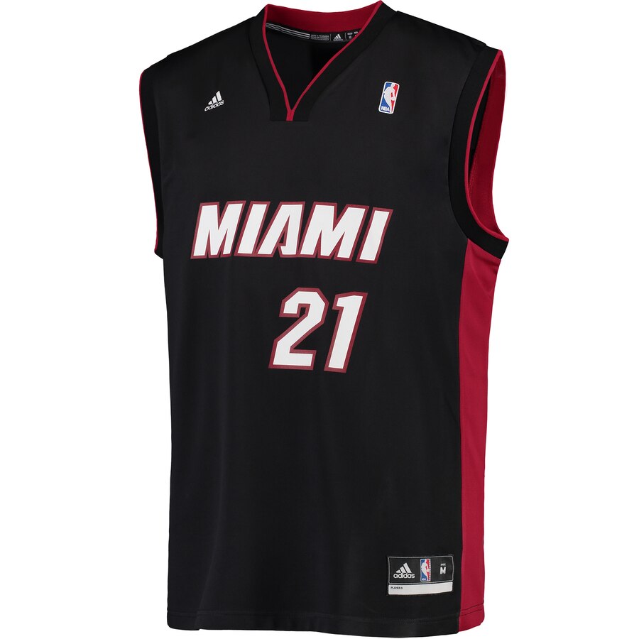 Adidas Hassan Whiteside #21 Miami Heat Black Jersey – Premium Fan Gear