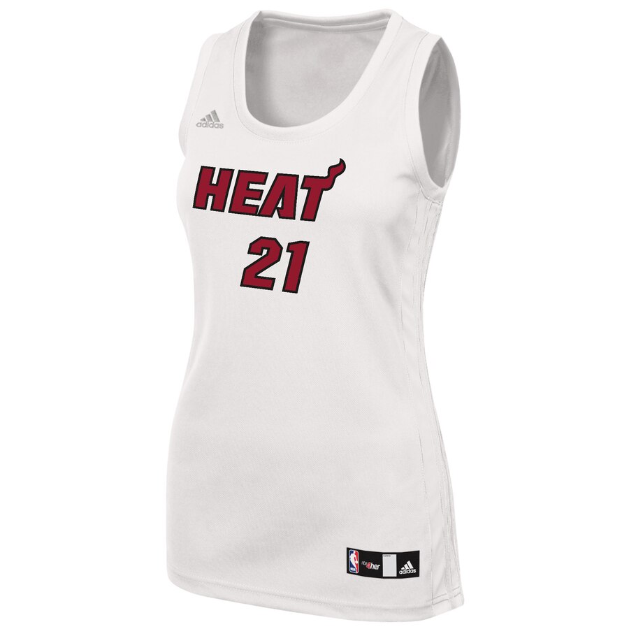 Adidas Miami Heat Whiteside Women's Jersey - Outstanding Fan Gear 21