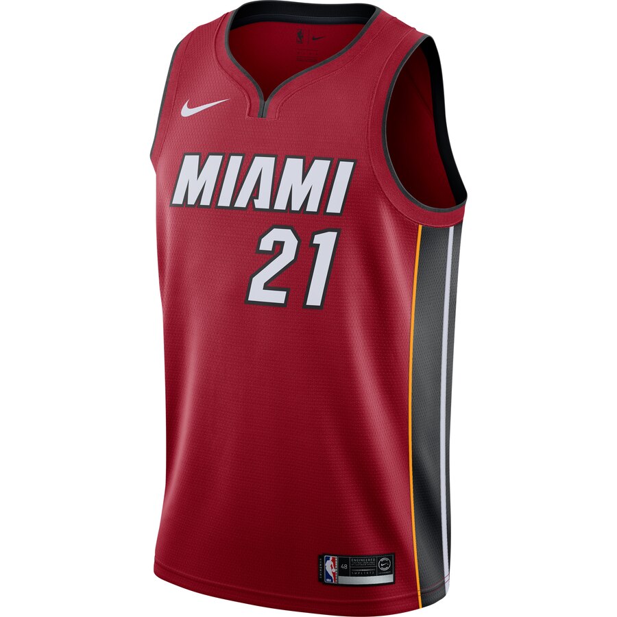 Nike Hassan Whiteside Miami Heat Jersey - Premium #21 Fan Edition