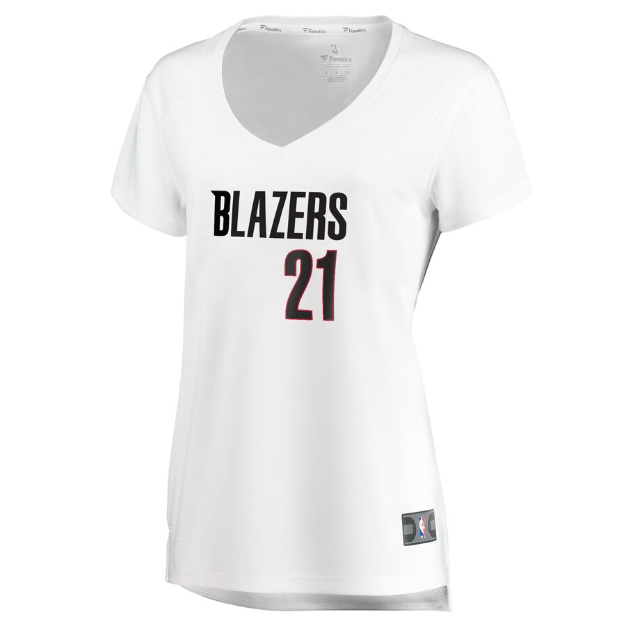 Fanatics Whiteside Womens Jersey: Ultimate 21 Blazers Replica Top