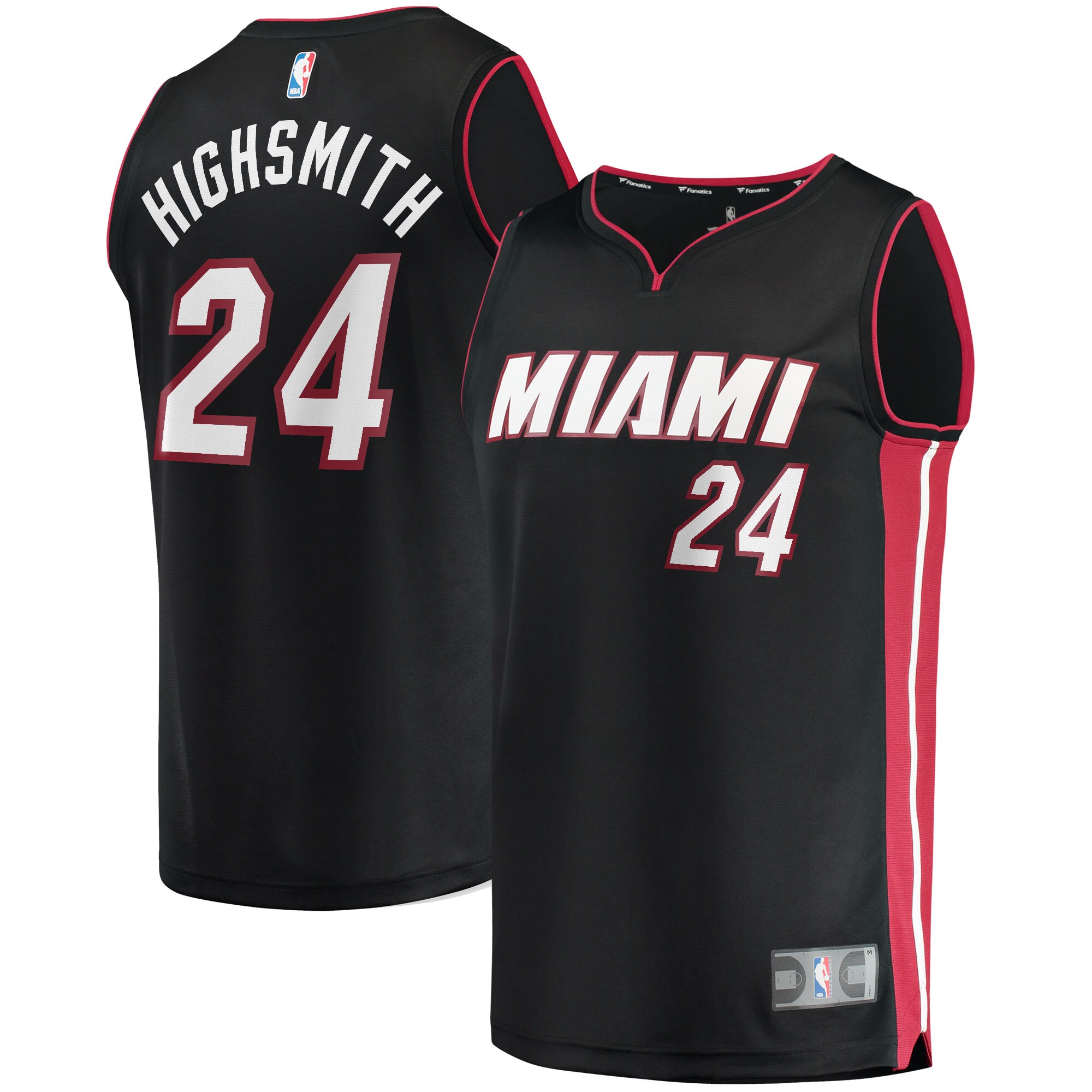 Haywood Highsmith Miami Heat Jersey #24 | Ultimate Fanatics Replica