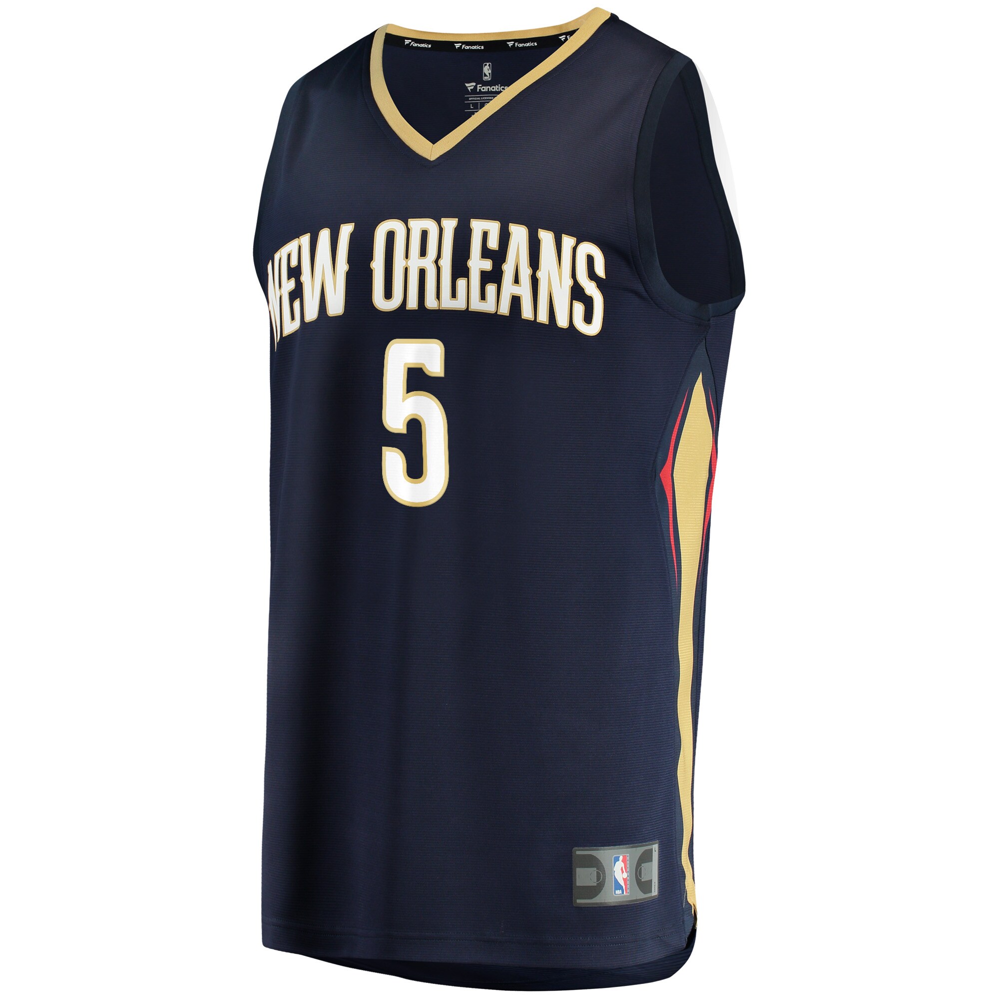 Premium Fanatics Herbert Jones Pelicans Replica Jersey - Icon Edition #5 Navy