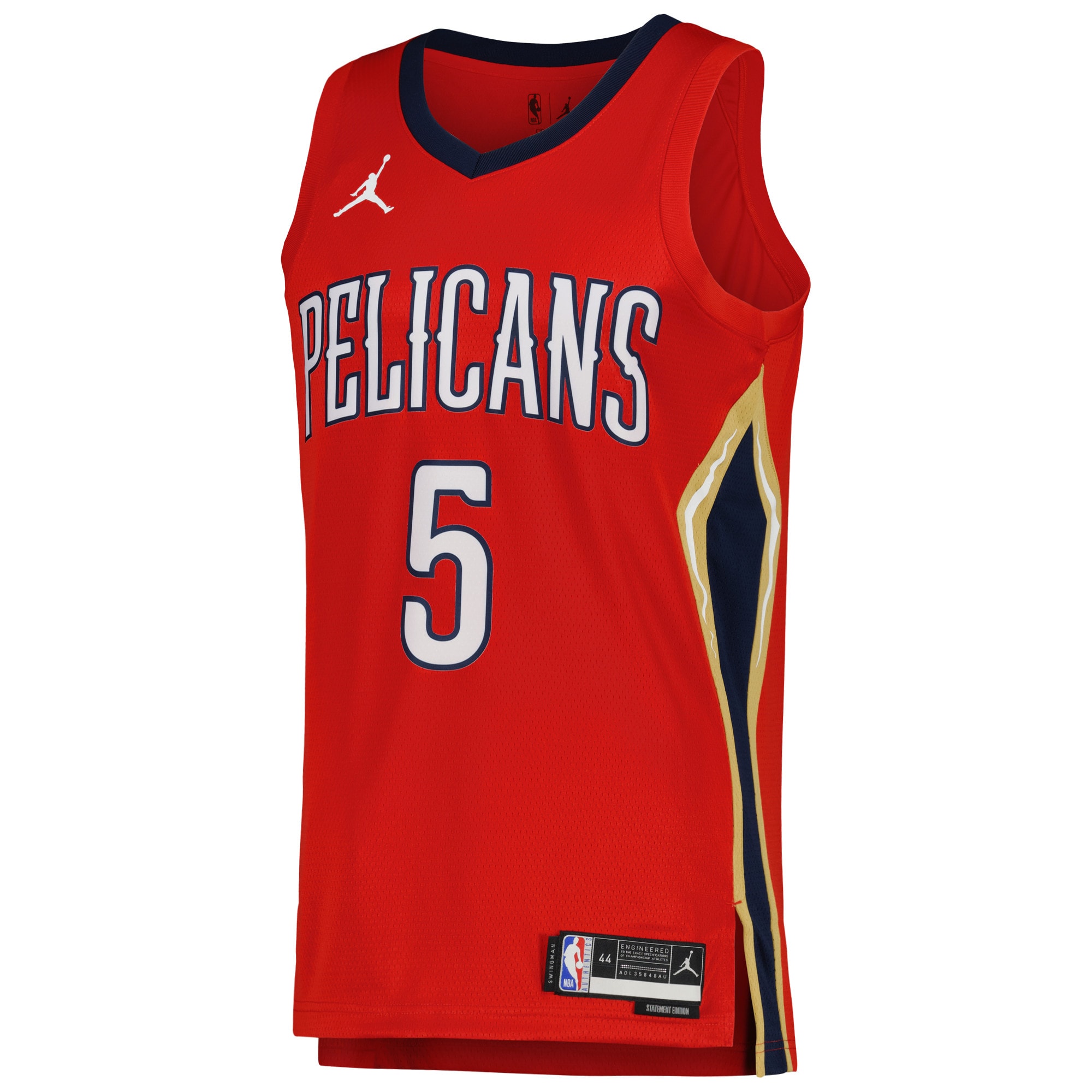 Herbert Jones Pelicans Red Jordan Brand Jersey - Premium 2024 Swingman