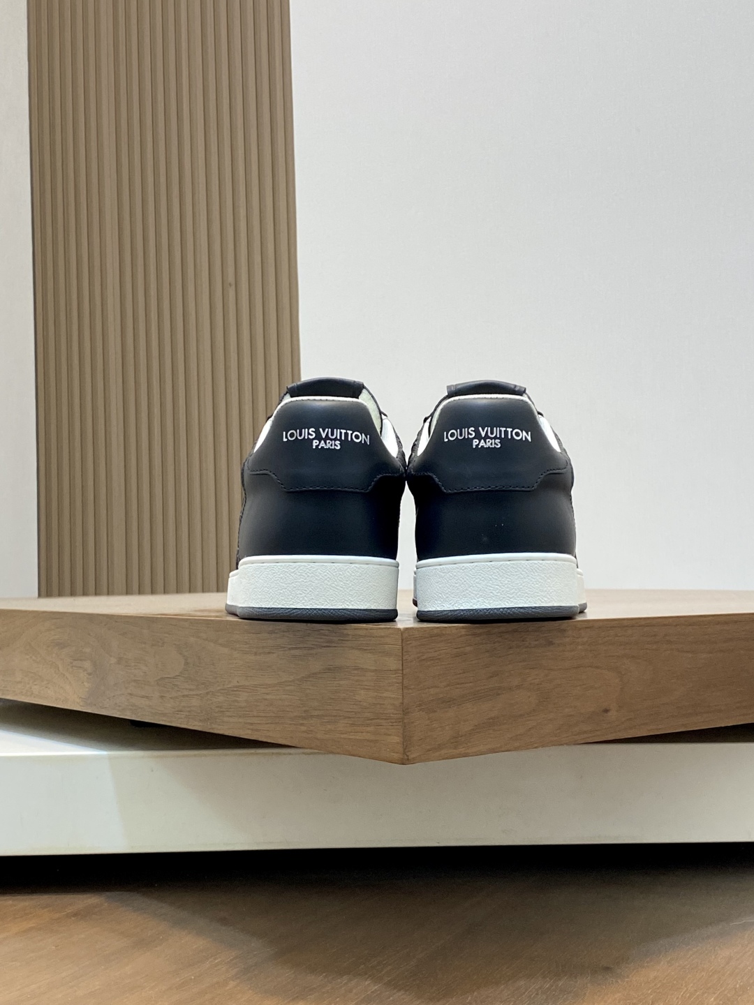HermÃ¨s Black White Monogram Calfskin Sneakers