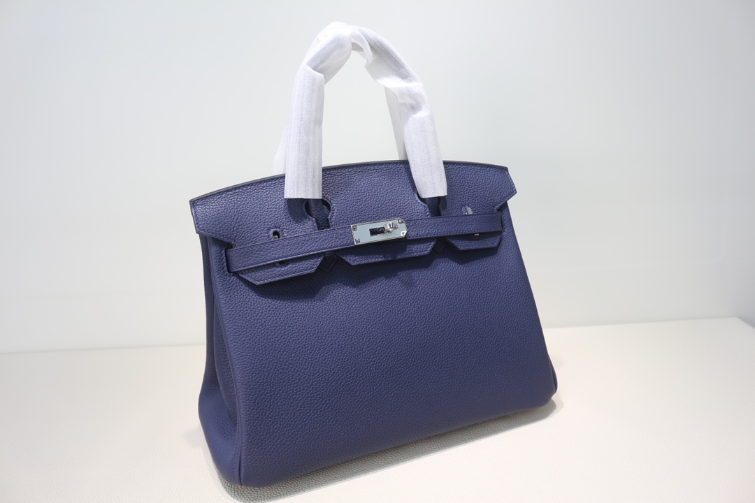 Hermes 30 14139 Blue Saffeal Silver Bracket Z engraved