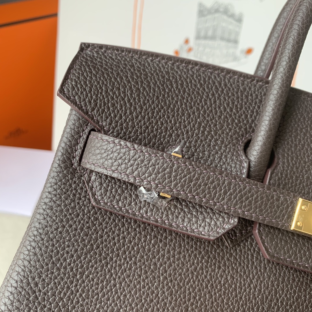 HERMES BIRKIN 25 Cuir Marron