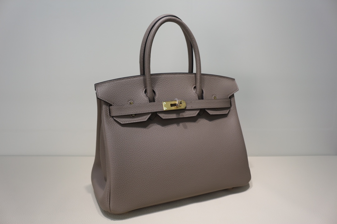 Hermes Birkin 25 Epsom Gray Gold