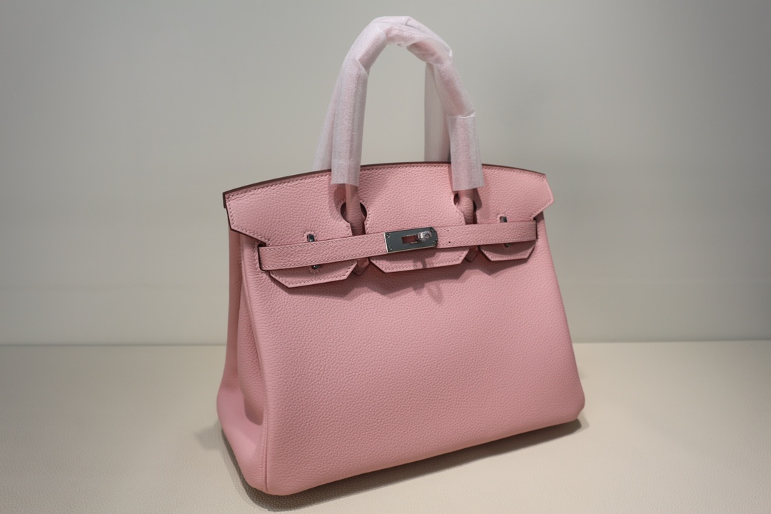 HERMES BIRKIN 25 ROSE SAKURA SWIFT PALLADIUM