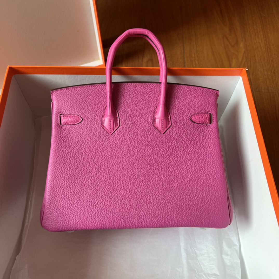 Hermes Birkin 25 Togo Rose Pourpre