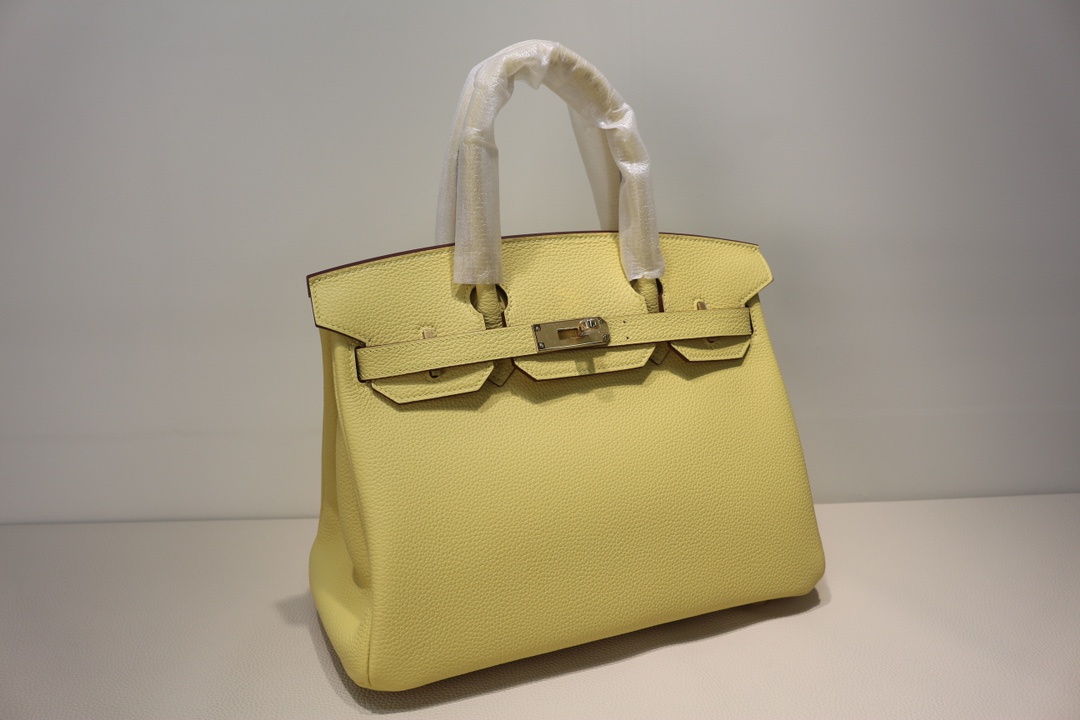 HERMES BIRKIN 25 Yellow Leather