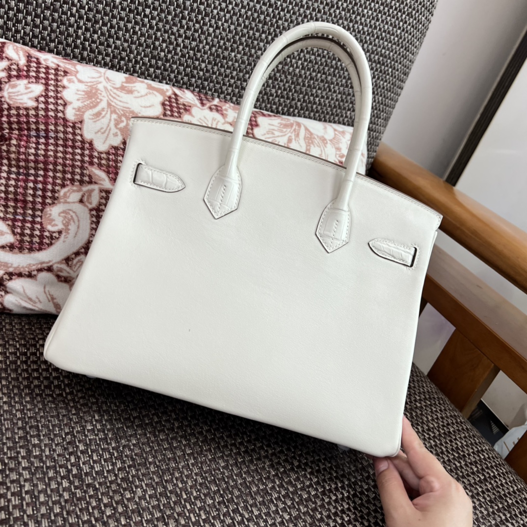 Hermes Birkin 30 Beton Alligator Matte