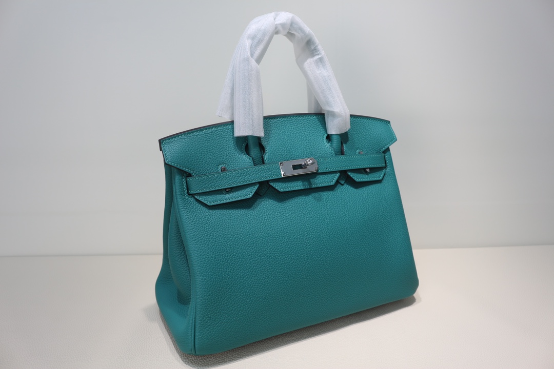 Hermes Birkin 30 - Blue Paon / Silver Hardware
