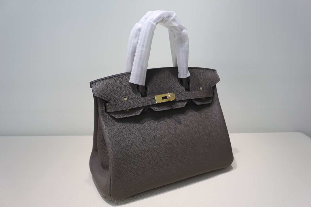 Hermes Birkin 30 Epsom Gray Gold