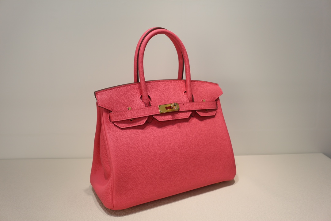 Hermes Birkin 30 handbag in Rose Crevette Epsom Calf