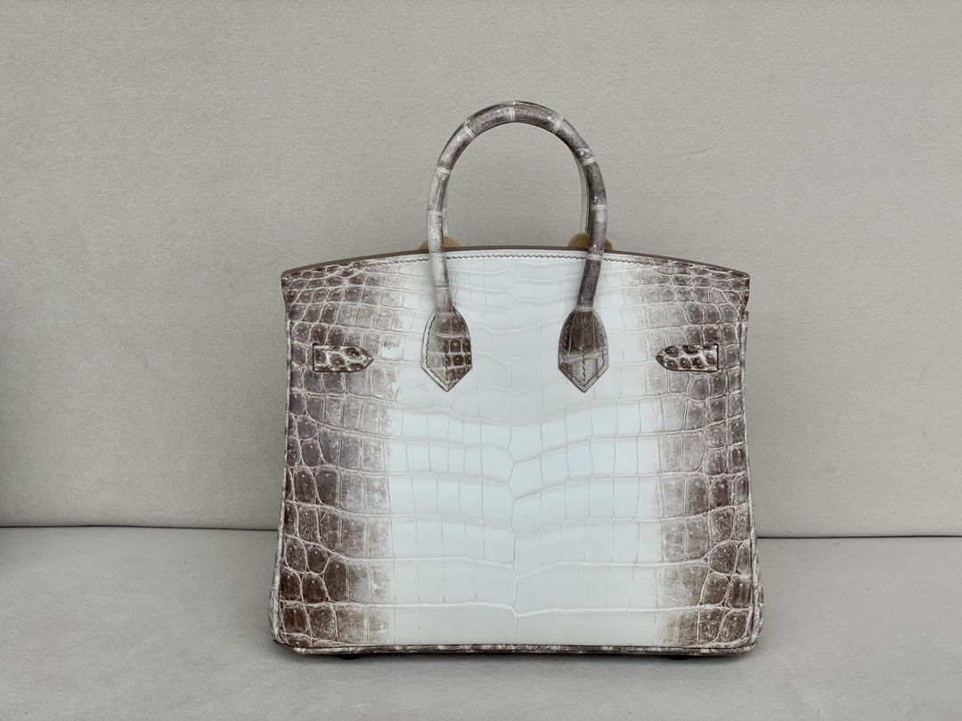 Hermes Birkin 30 Niloticus Himalaya Blanc white crocodile leather bag ... In stock