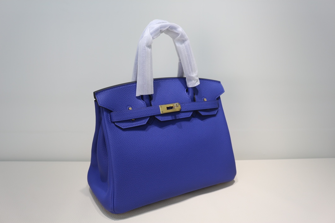 Hermes Birkin 30 Togo Handbag – Royal Blue
