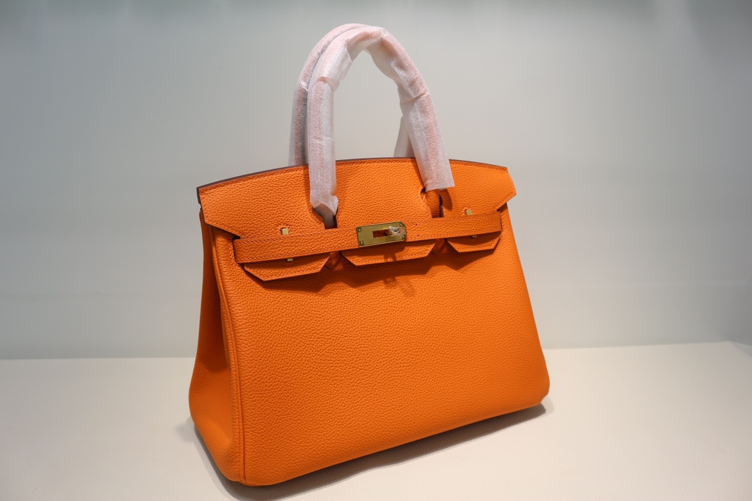 Hermes Birkin 35 Bag Orange CK93 Epsom GHW