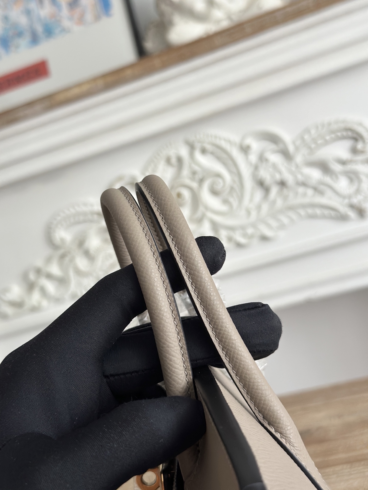 Hermes Birkin Bag 30 Etoupe Grey Togo Leather Women’s Handbag