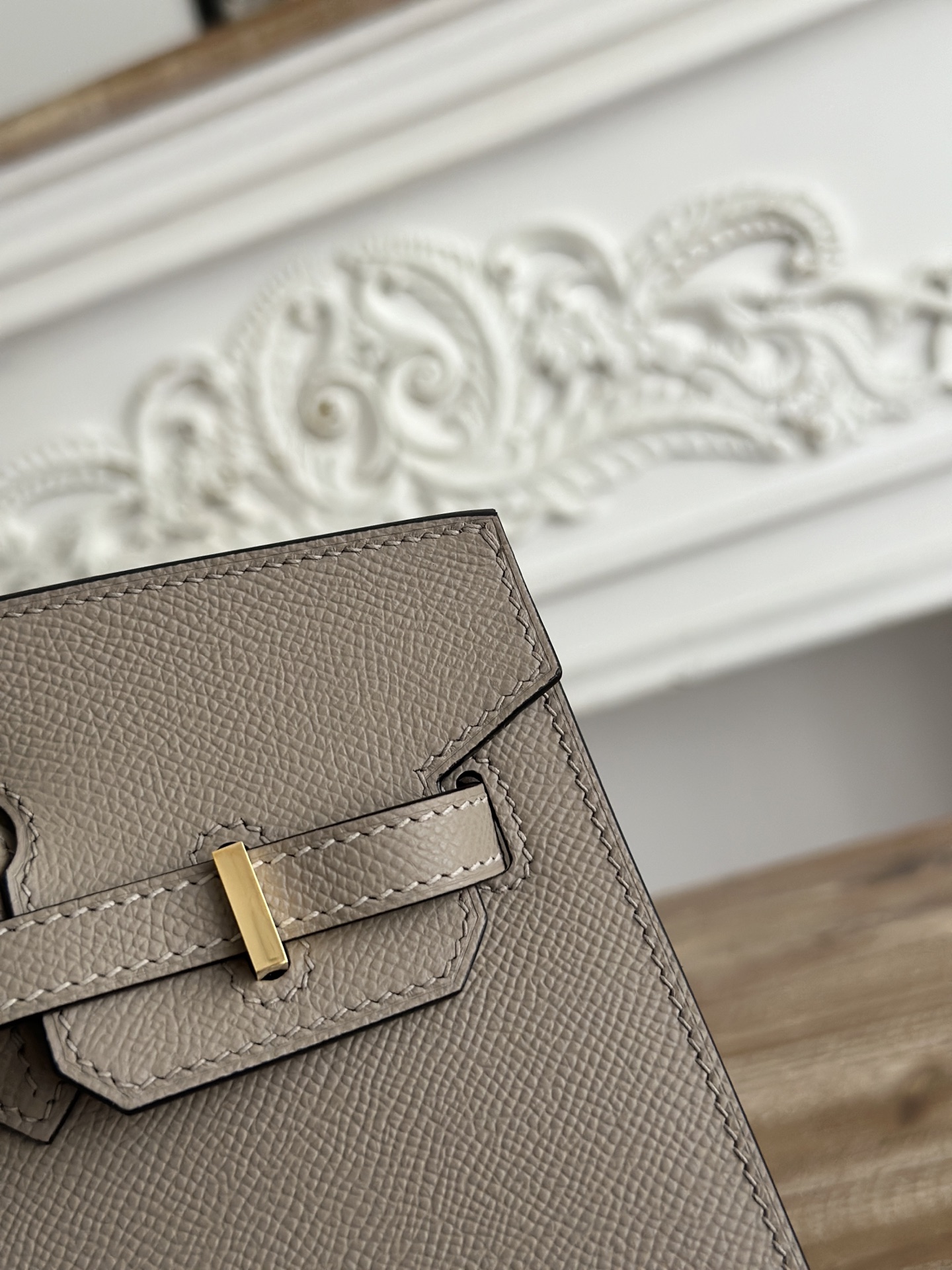 Hermes Birkin Bag 30 Etoupe Grey Togo Leather Women’s Handbag