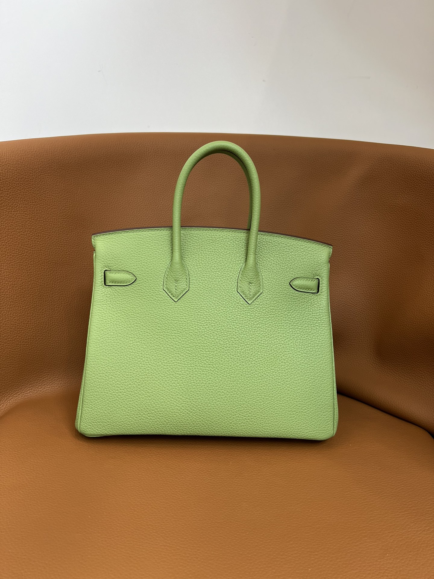 Hermes Birkin Super Size 30 ToGo Leather Green Handbag