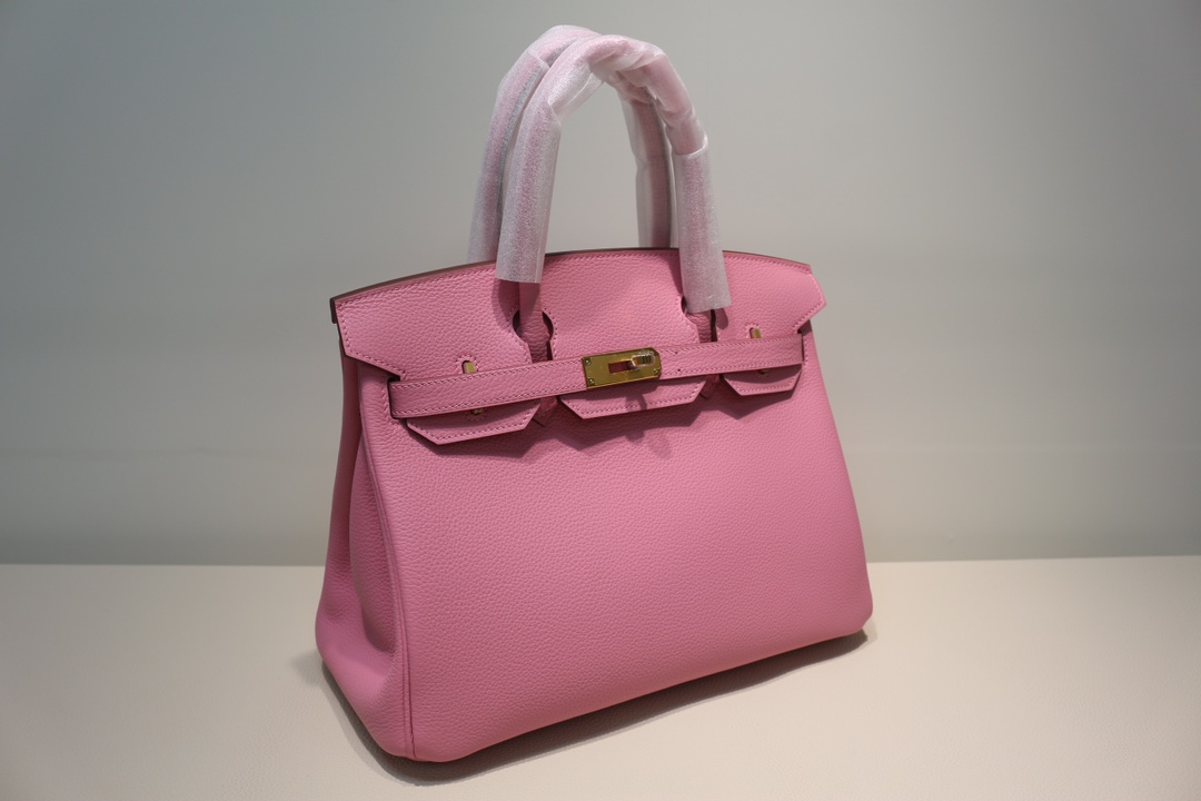 Hermes Birkin Super Size 30 ToGo Leather Peach Blossom Handbag