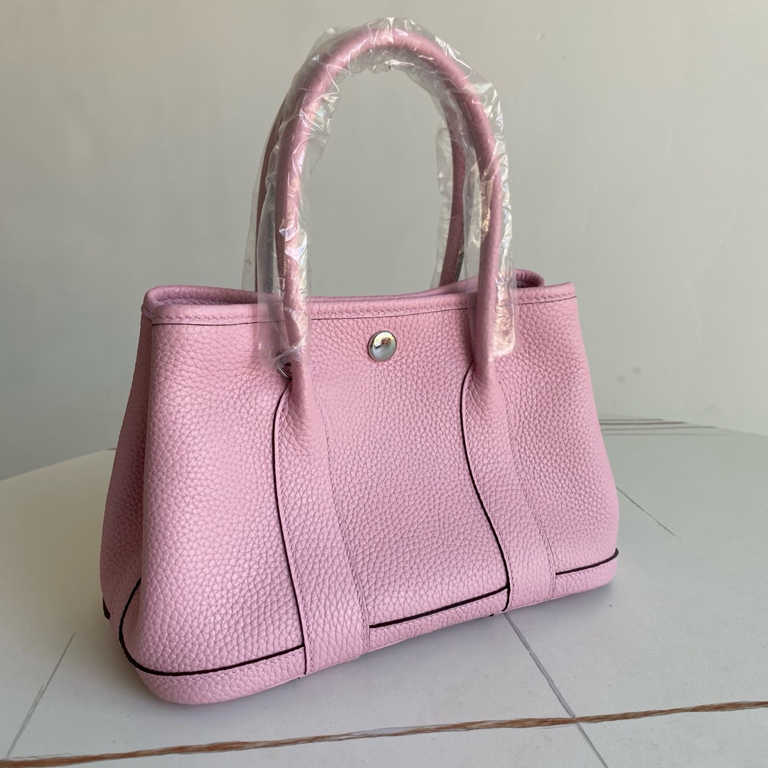 Hermes Bolso de mano Hermes Garden TPM Rosa Polipiel