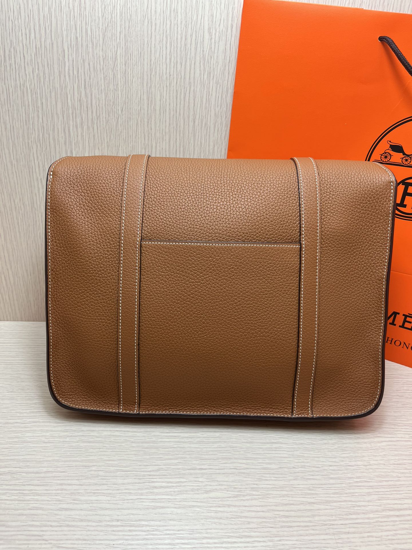 Hermes Brown Steve 35 Messenger Bag