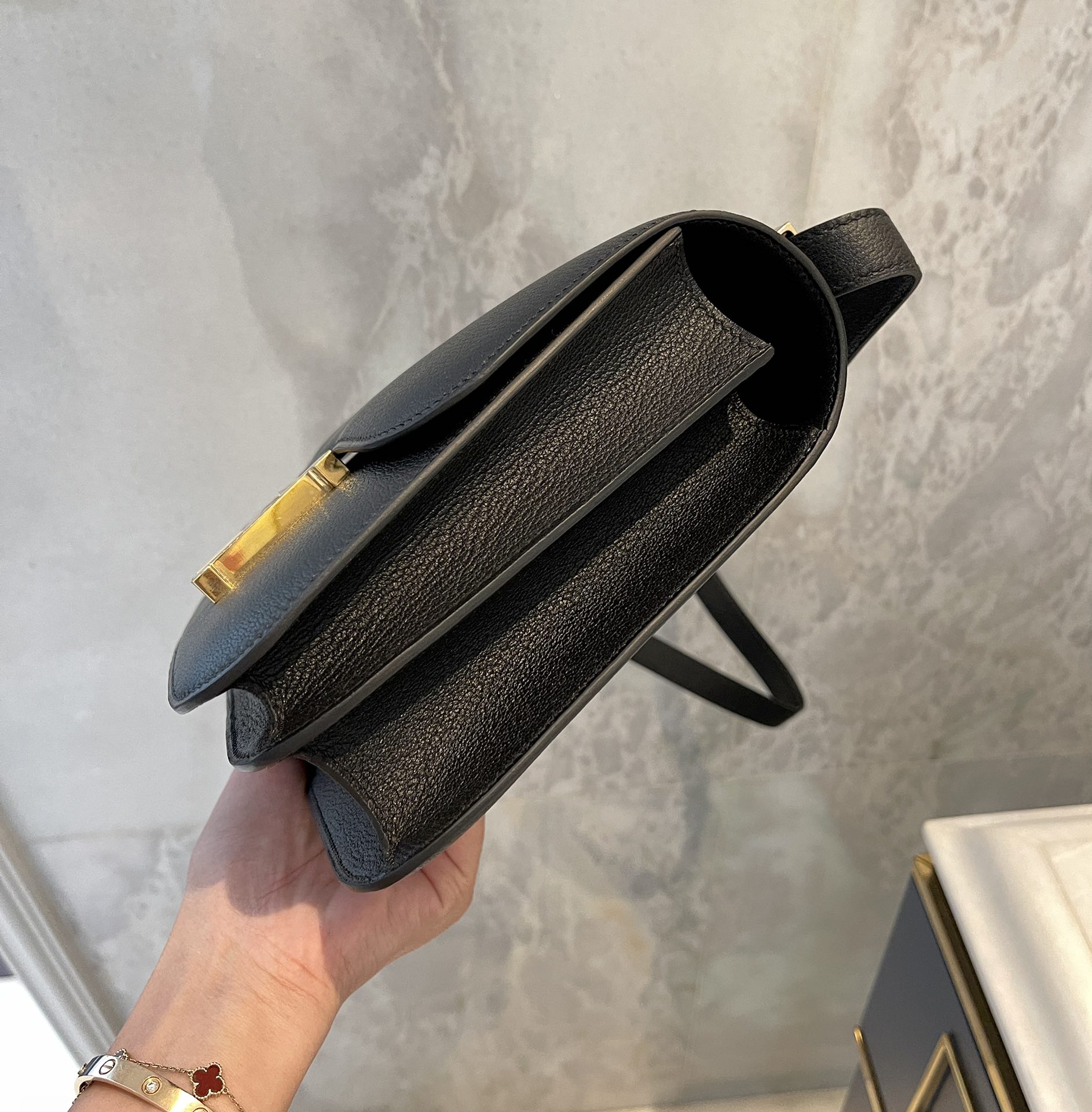 Hermes Constance 18 Bag- Black