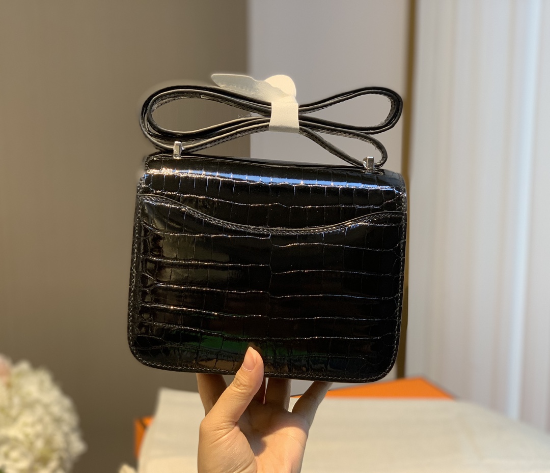 Hermes Constance 18 Crocodile