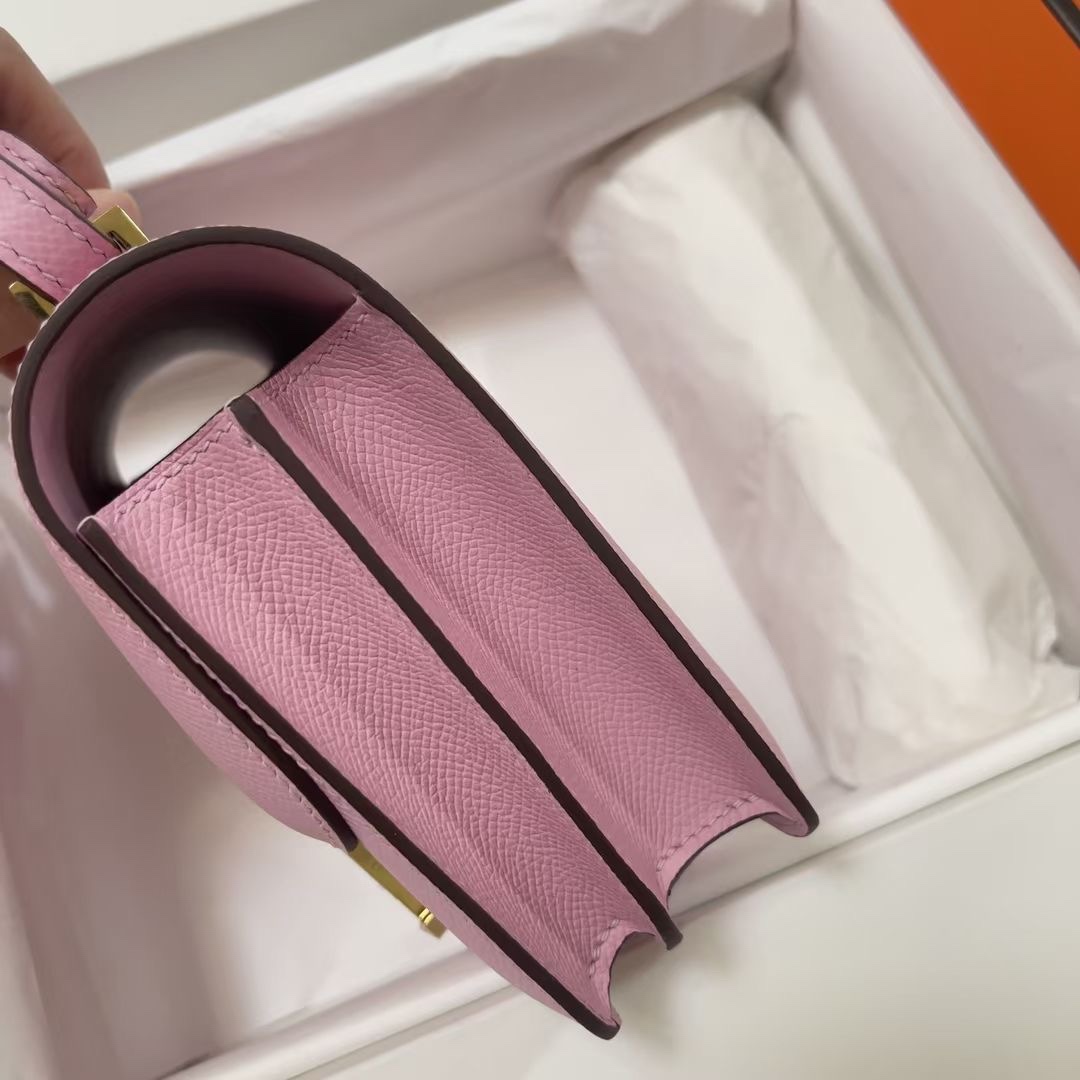 Hermes Constance 18 Epsom Sylvestre Rose Gold