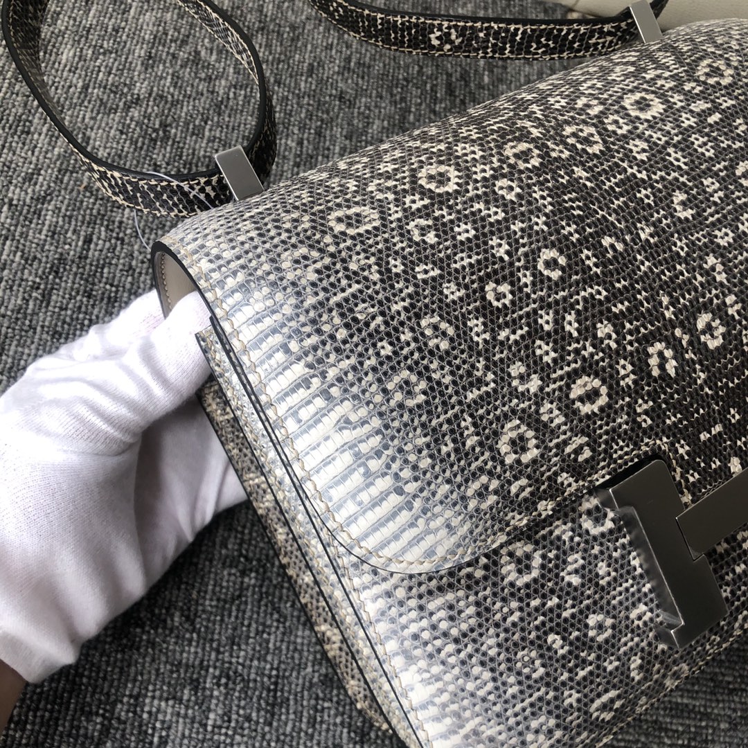 Hermes Constance 19cm Lizard