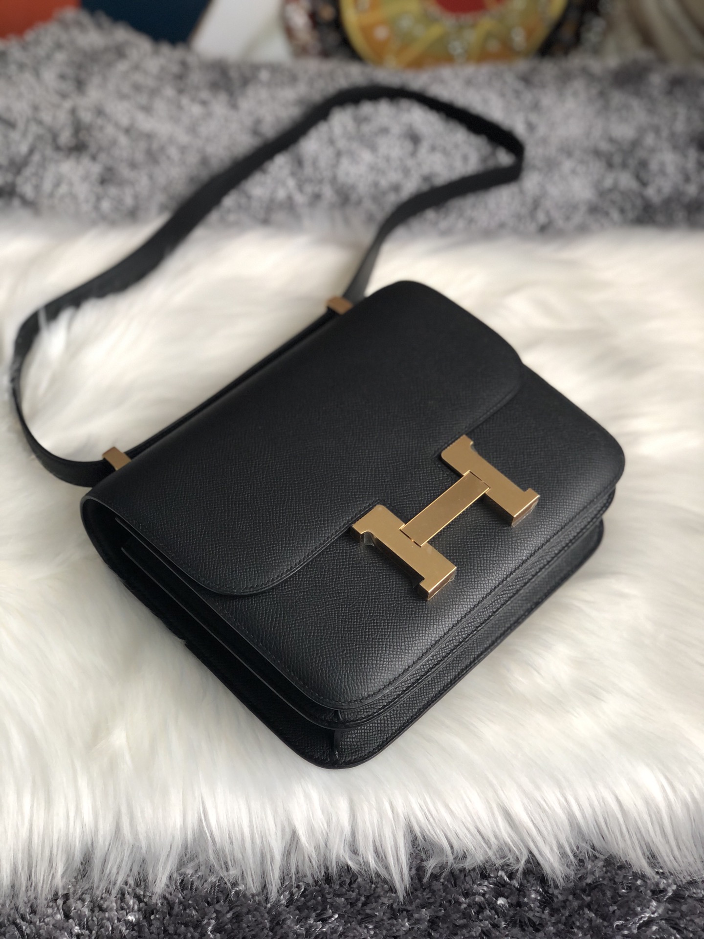 Hermes Constance 24 Vert De Gris Epsom Gold Hardware For Sale at 1stDibs