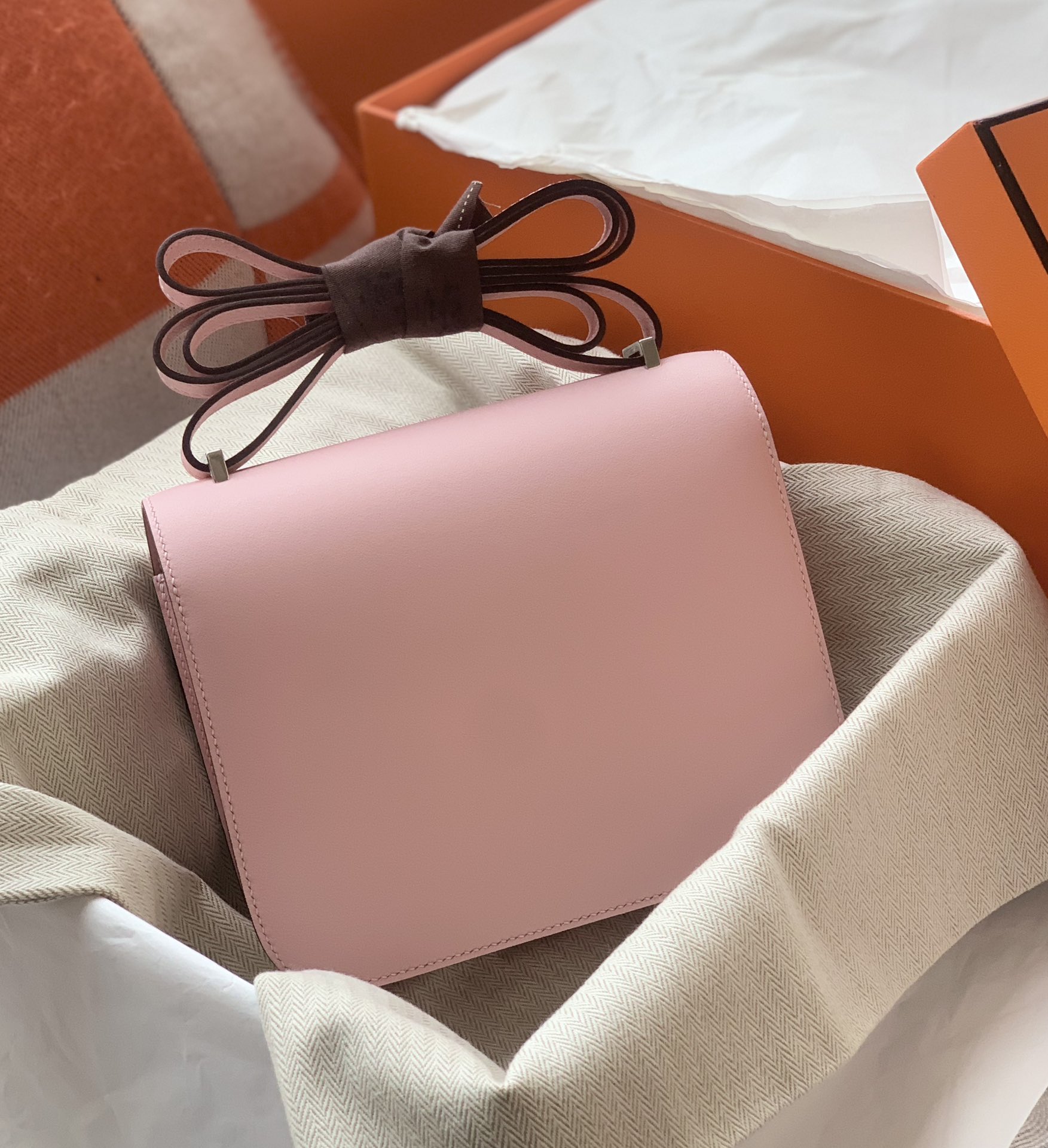 Hermes Constance Bag Epsom Leather Palladium Hardware