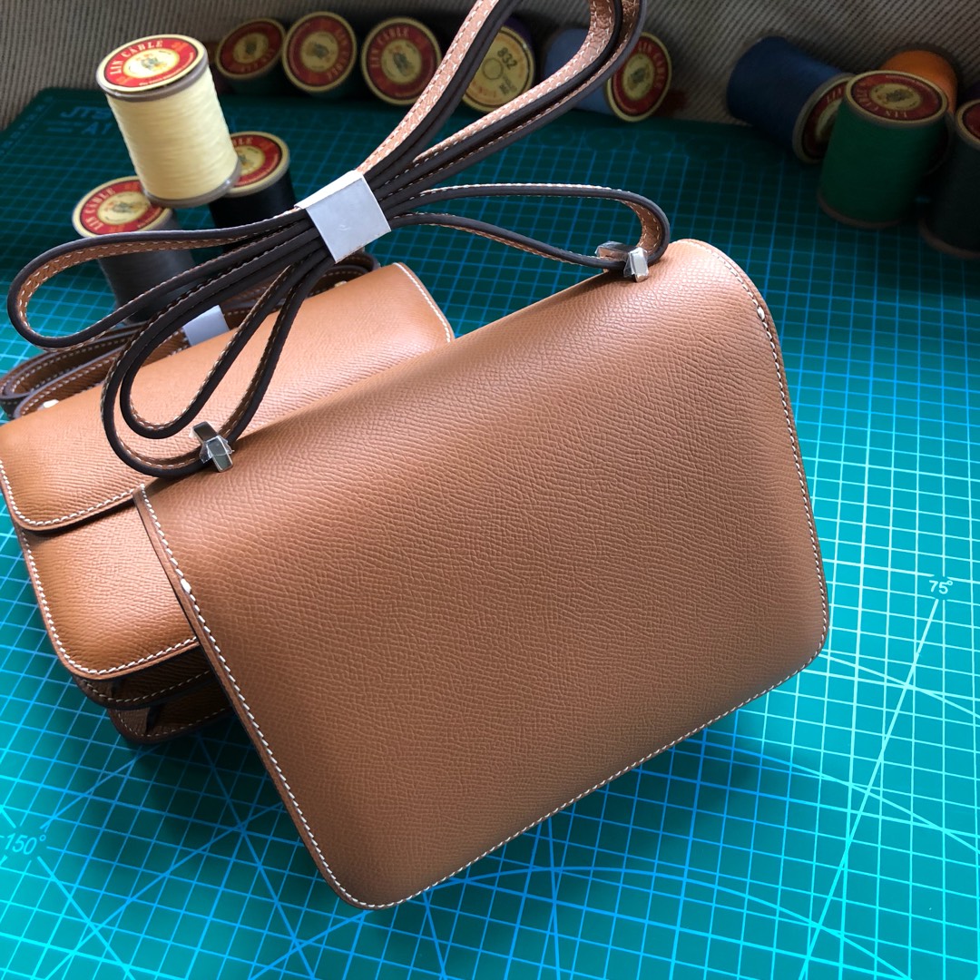 Hermes Constance Epsom Golden Brown Gold