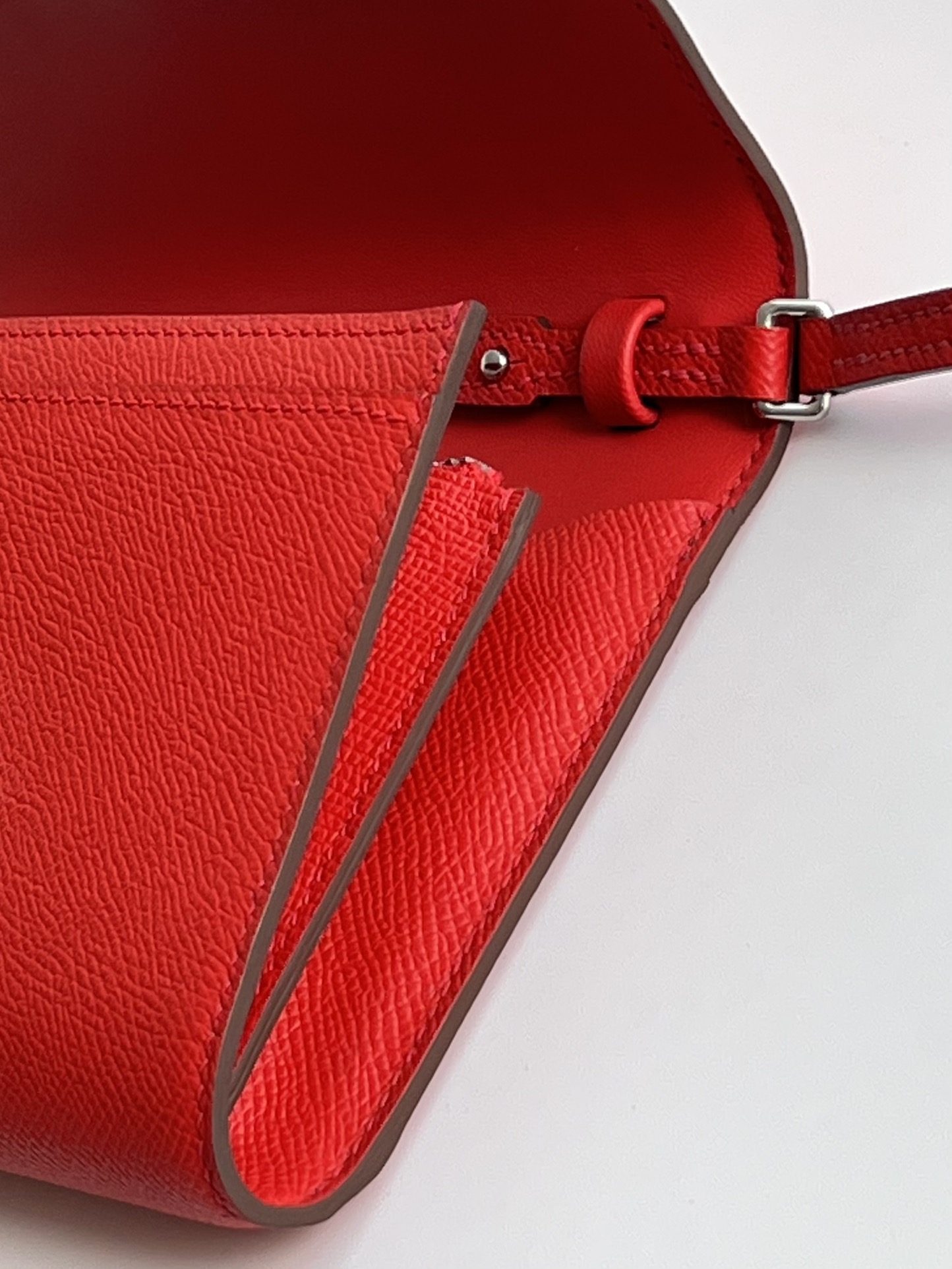 Hermes Constance Long To Go Wallet Rouge Casaque Palladium