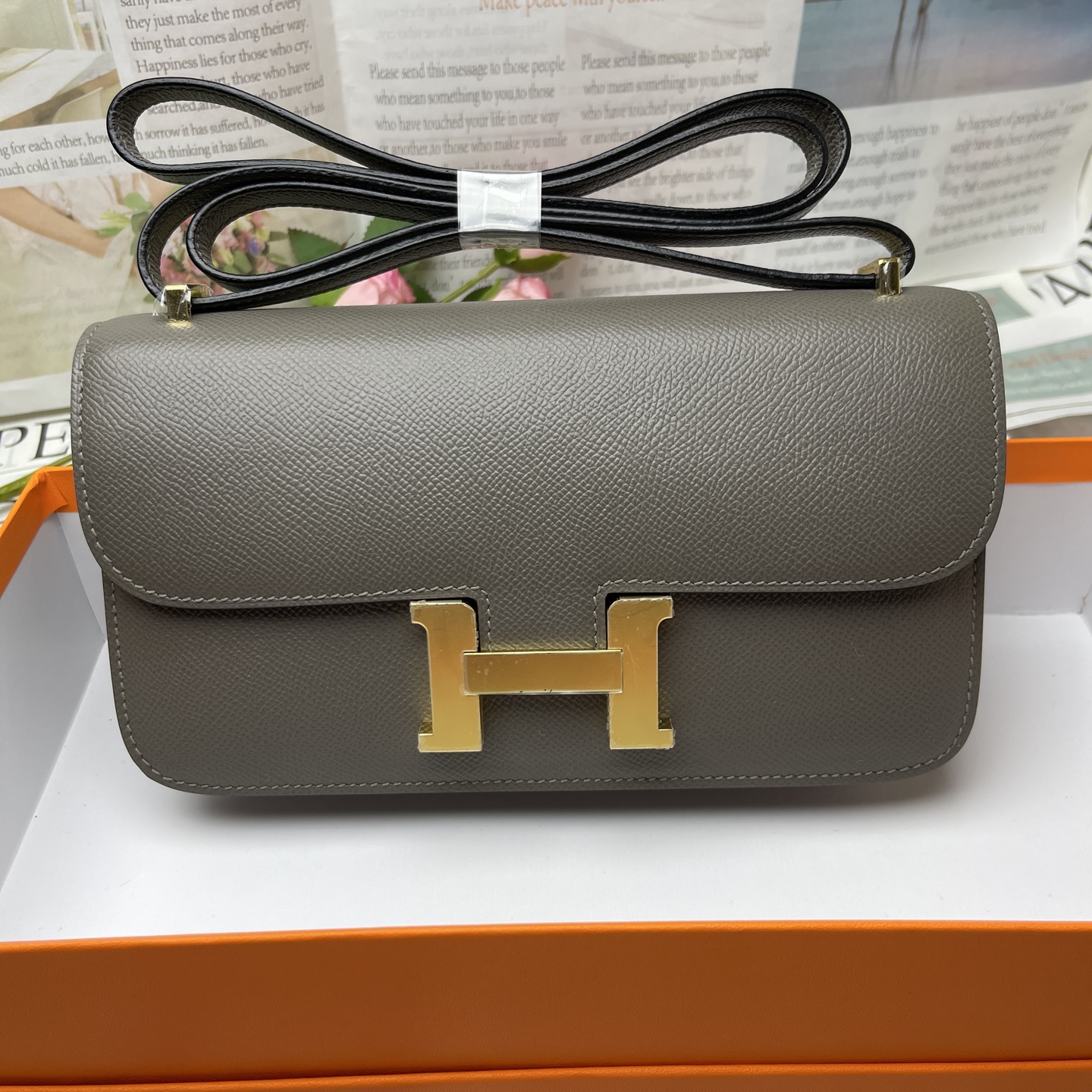 Hermes Constance Long Togo Gray