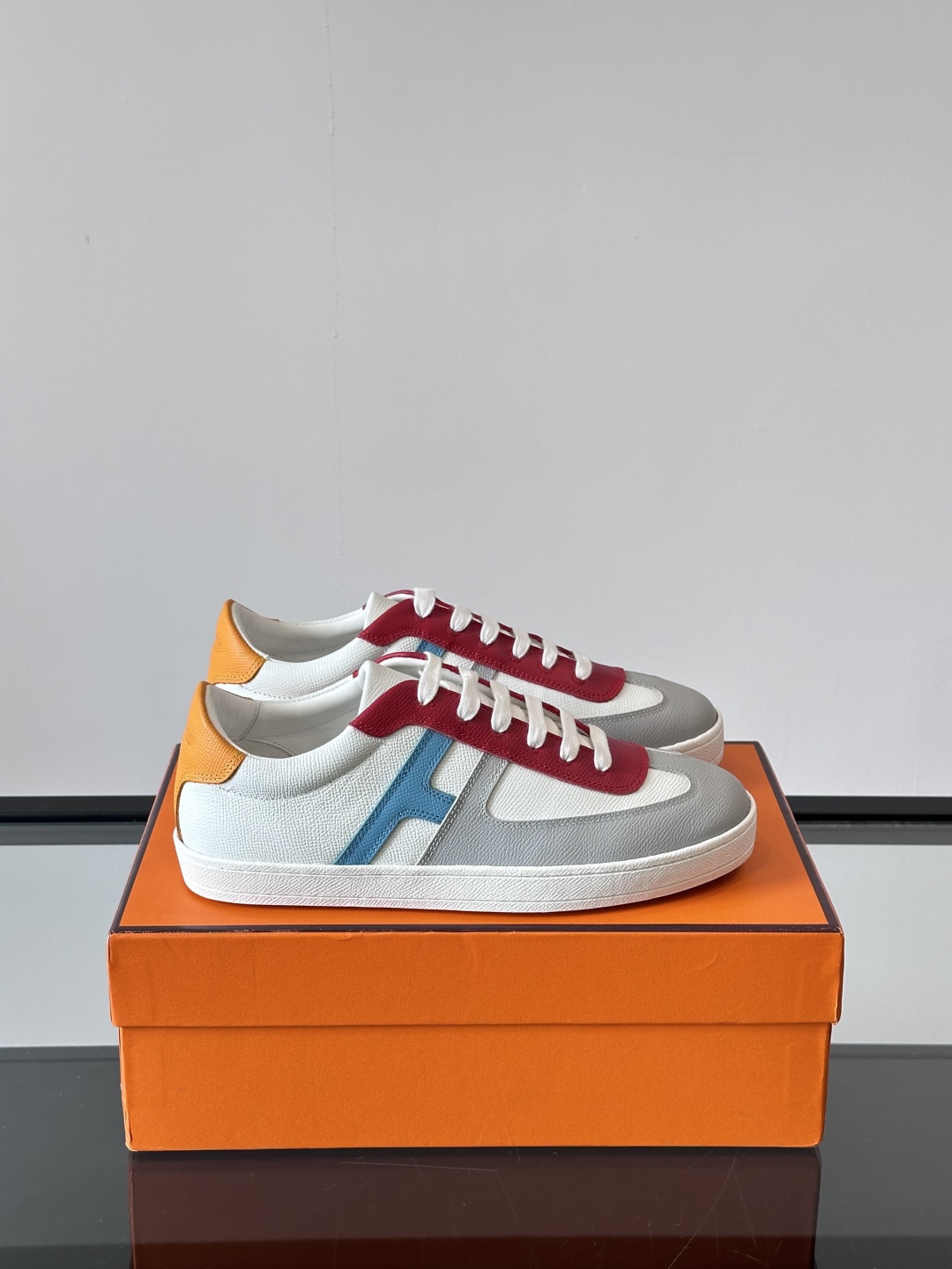 Hermès Multicolor Leather Sneakers - Sporty Chic
