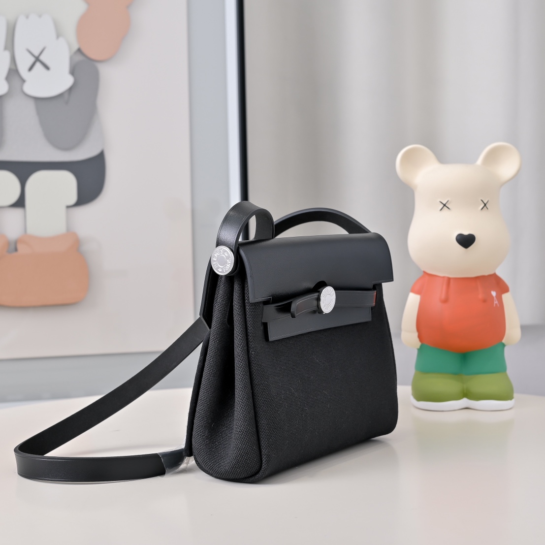 Hermes Etoupe Taurillon Clemence Picotin Lock