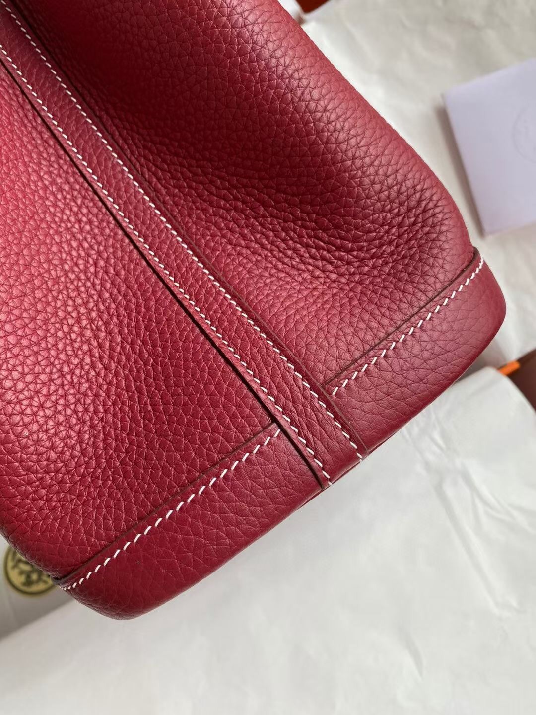 Hermes Garden Party 30 Togo Red