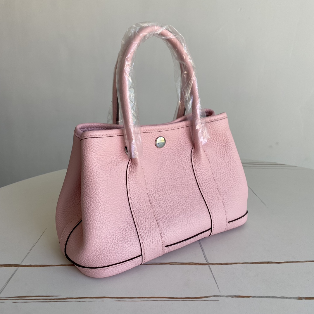 Hermes Garden Party Tote Canvas 30 Pink Replica Bag