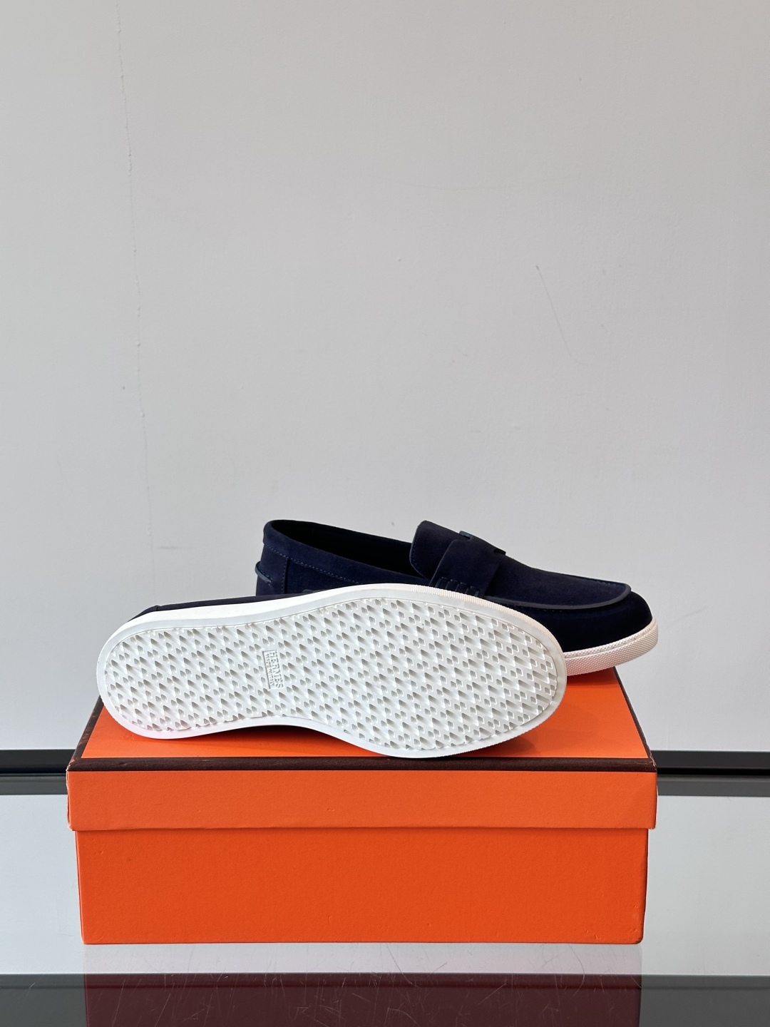 Hermes Job Loafer – Blue navy | Men’s & Women’s Luxury Shoes