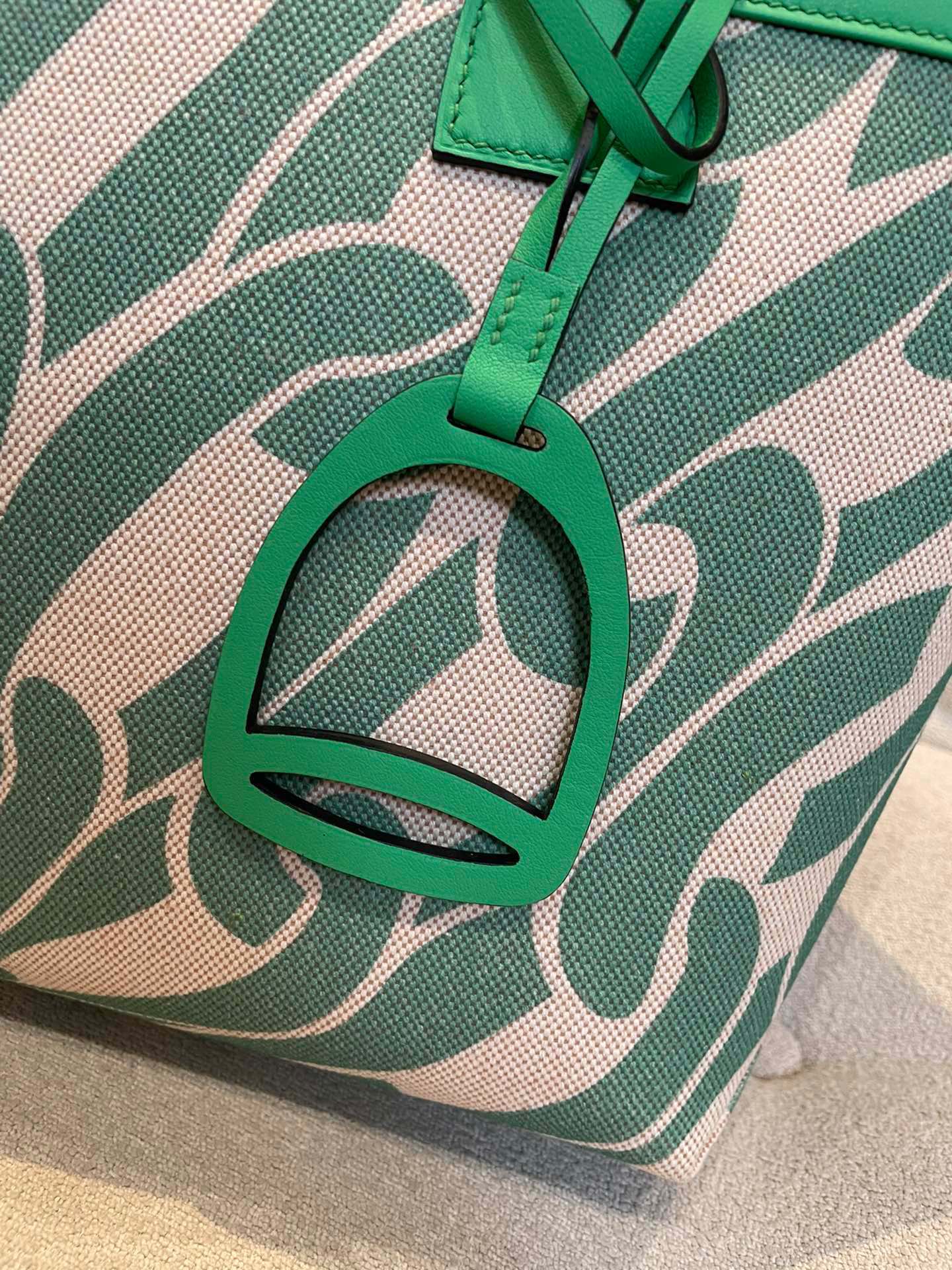 Hermes Les Cabans Mini Case Terry Cloth & Rose Frangoise