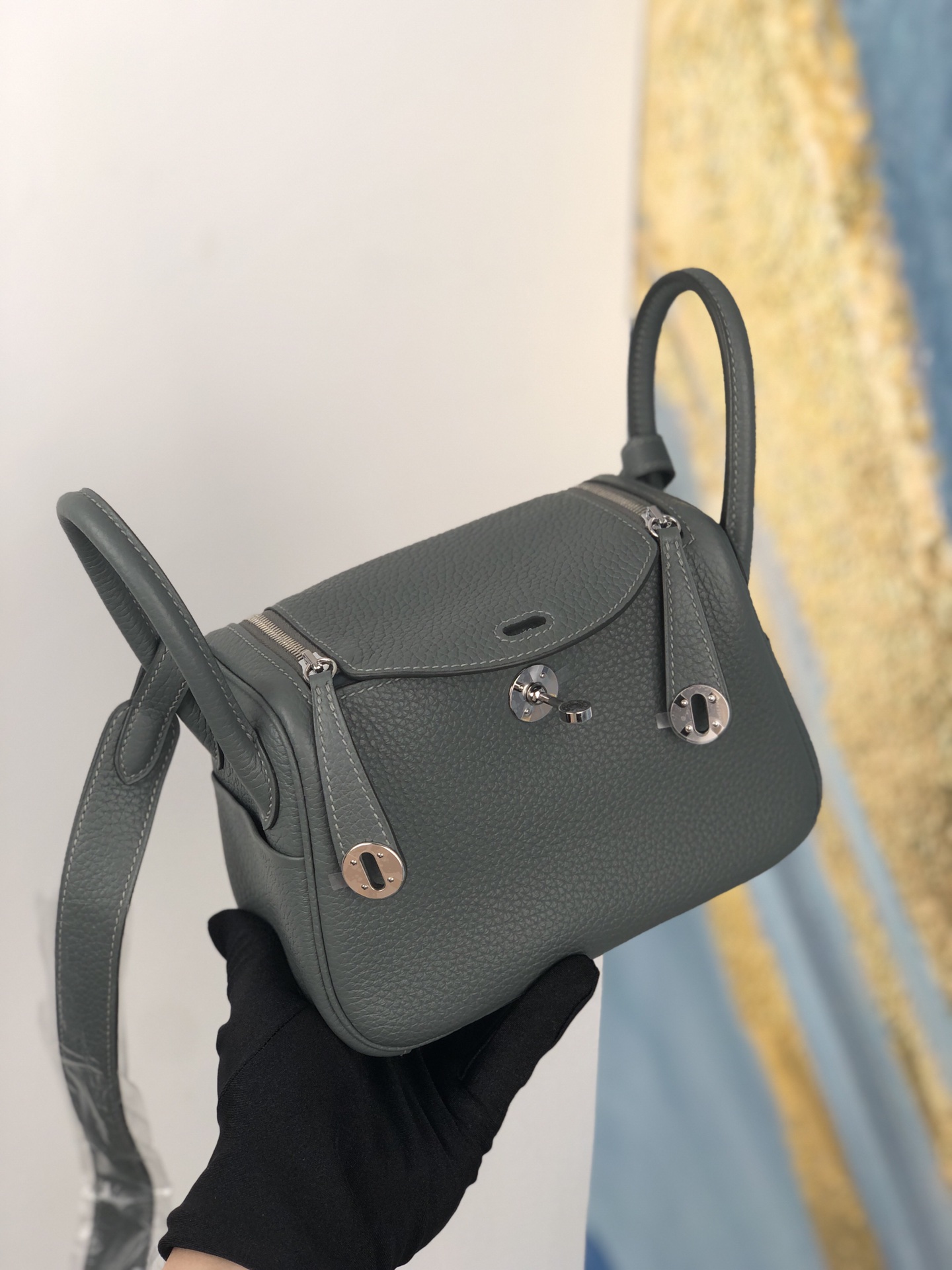 Hermes Lindy 26 Grey