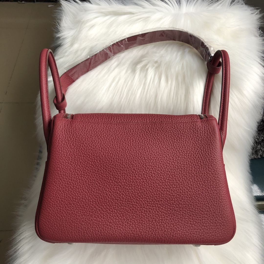Hermes Lindy 34 Red Leather bag Hermes
